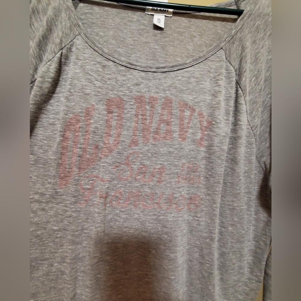 Womens 3/4 Sleeve Baseball style shirt